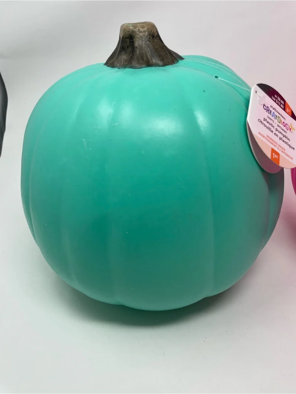 Ashland Craft Pumpkins - Teal and Hot Pink Decorative Pumpkins